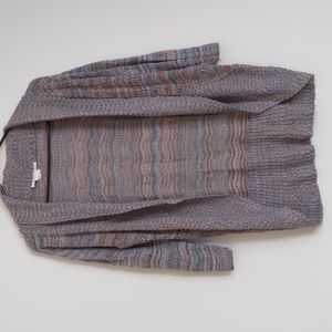 Multicolor Knit Cardigan 3/4 sleeves